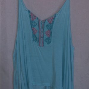 Blue vintage tank